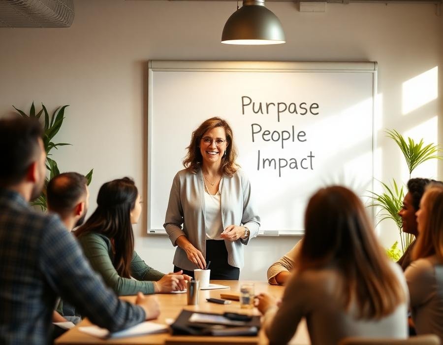 Facilitator leading a Humanity-Powered workshop
